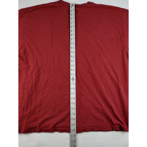 VTG Indiana University IU Crimson Guard T Shirt Size 2XL XXL Red Delta Made USA - Picture 7 of 9